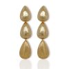 Aretes triple almendra