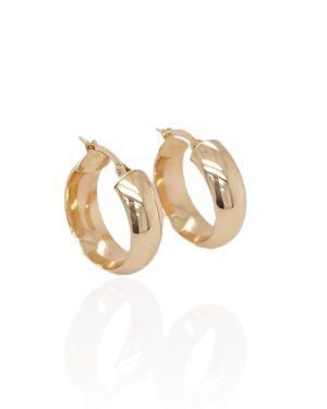 Argollas Sweet media caña oro