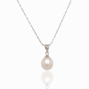 Cadena Leonor perla blanca
