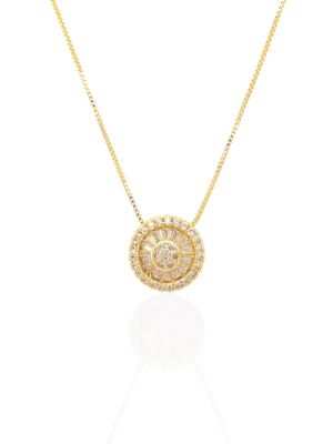 Cadena destellos dorado