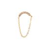 Piercing arco cadena colgante