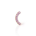 Piercing arco lila