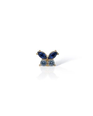 Piercing mariposa azul-celeste