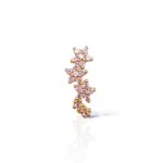 Piercing star cluster rosado 6 mm