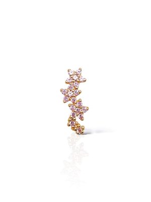 Piercing star cluster rosado 6 mm