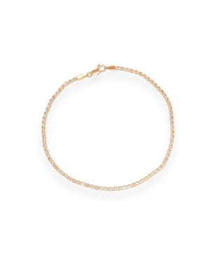 Pulsera tennis oro amarillo