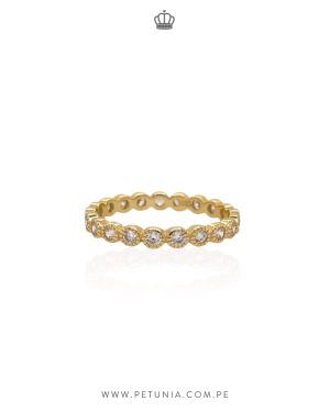 Anillo Regina mini dorado