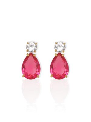 Aretes Jazmin rosa