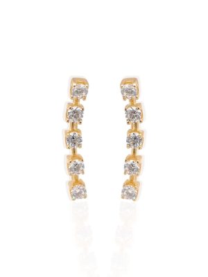 Aretes trepadores cristal