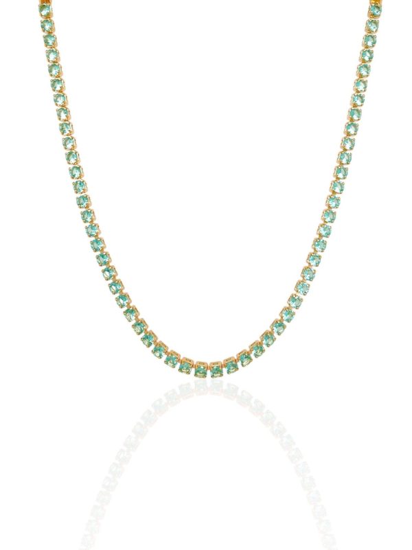 Chocker cristales verde