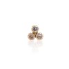 Piercing trinity cristal bezel