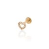 Piercing corazon calado cristal 7mm