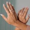 Anillo punto perla