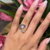 Anillo Fiona celeste