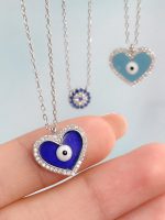Cadena ojo corazon azul - Imagen 3