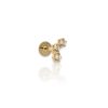 Piercing medium star blanco