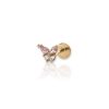 Piercing Mariposa Rosa-blanco