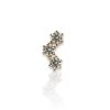 Piercing medium star blanco