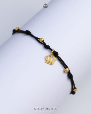 Pulsera Michelle corona negro