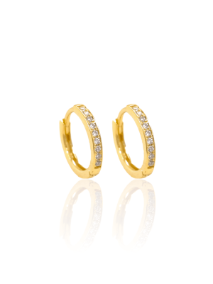 Argollas Penny dorado