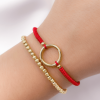 Pulsera Karma tejido rojo