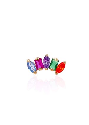 Piercing ice multicolor dorado