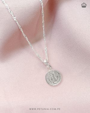 Cadena San Benito plata 10 mm