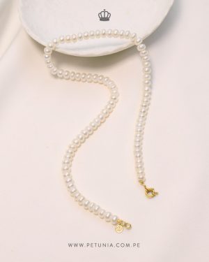 Collar Perlas Oro