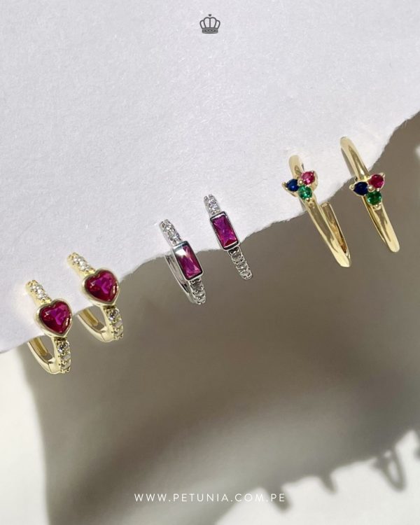 Argollas Soho rojo - Imagen 3