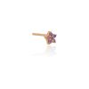Arete star petit lila