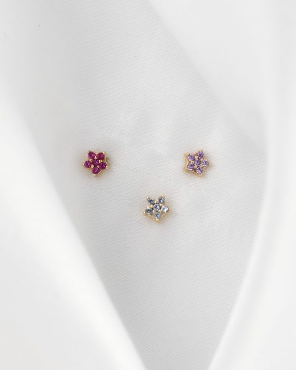 Arete Star Petit Aqua - Imagen 2