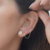 Aretes Carolina oro