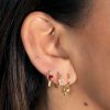Argollas Soho rojo