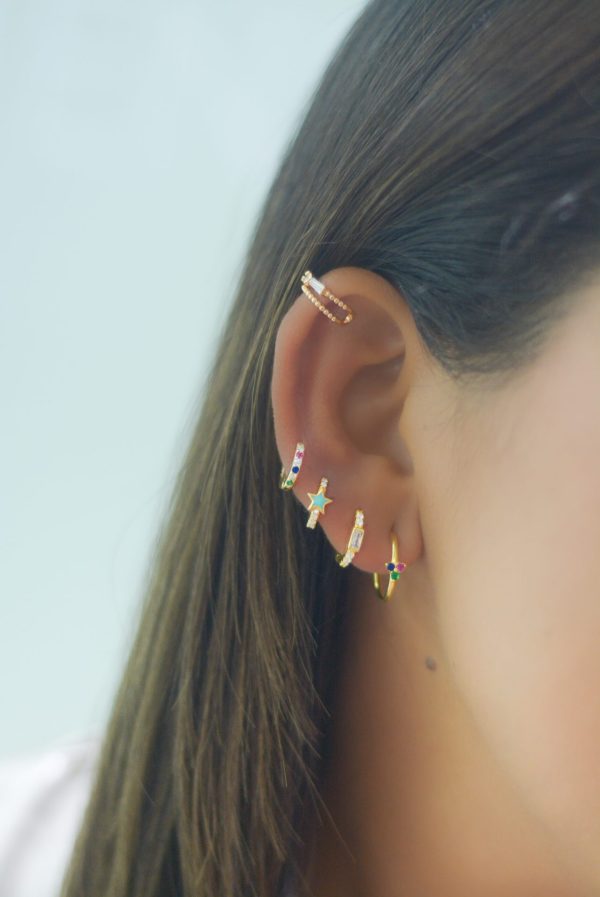 Argollas Tribeca dorado - Imagen 2