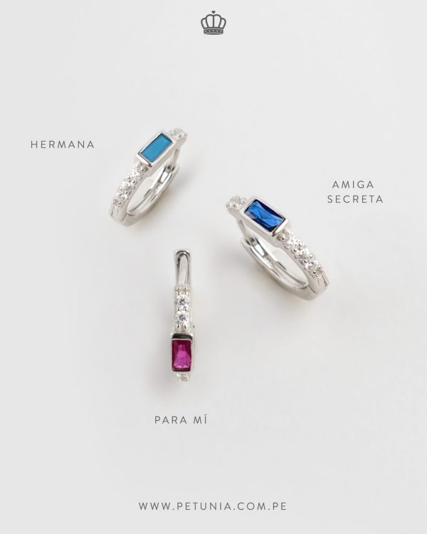 Argollas Tribeca Fucsia - Imagen 6