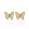 Aretes Mariposa Tejida