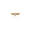 Piercing Argolla Solitario Cristal