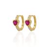 Argollas Soho rojo