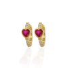 Argollas Soho rojo
