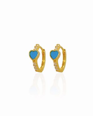 Argollas Soho turquesa