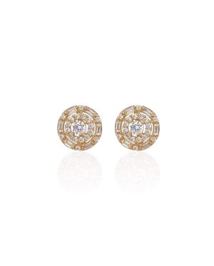Aretes Carolina oro