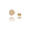 Aretes Carolina oro