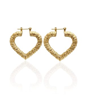 Aretes Corazon mate L