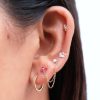 Argollas Mini Cristal