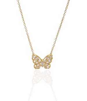 Cadena Mariposa baguette