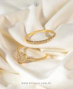 Anillo medio rivier blanco