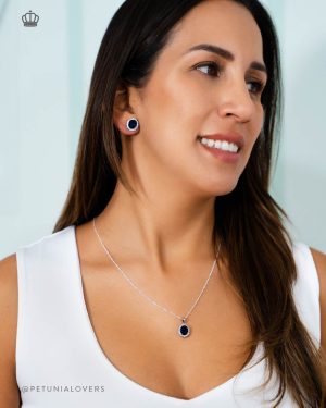 Juego Diana azul oval