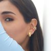 Ear cuff Beads y perla