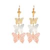 Aretes Butterfly Tricolor