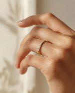 Anillo medio rivier blanco